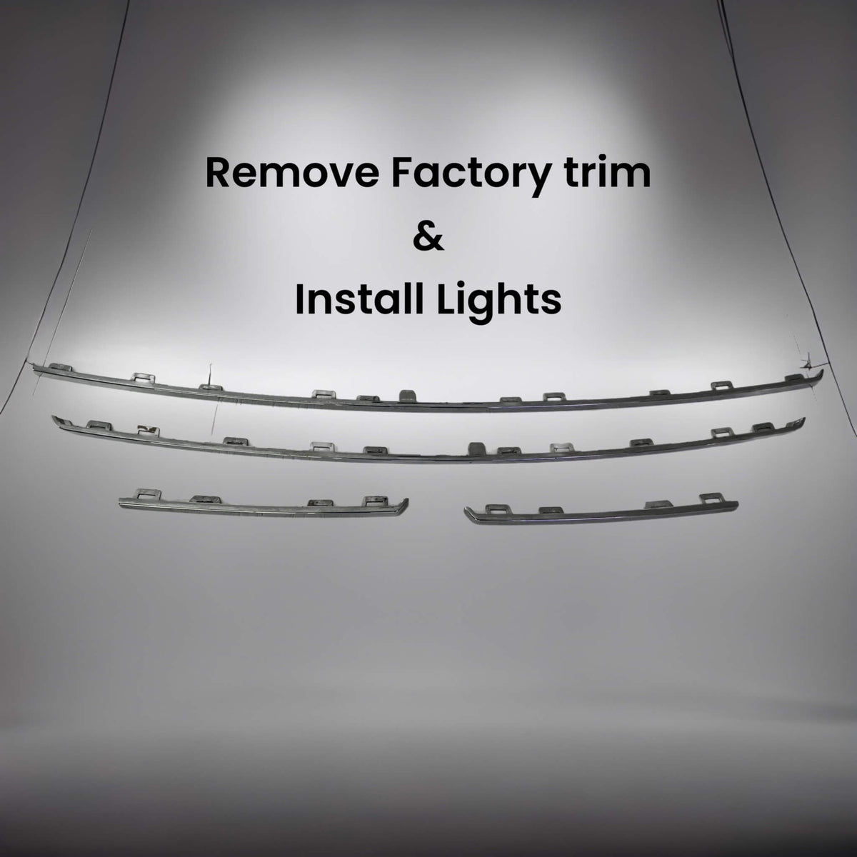 2015-2017 Ford F150 LED “Ghost” Grille Light Kit – Platinum, 6500 K White, IP67 Waterproof