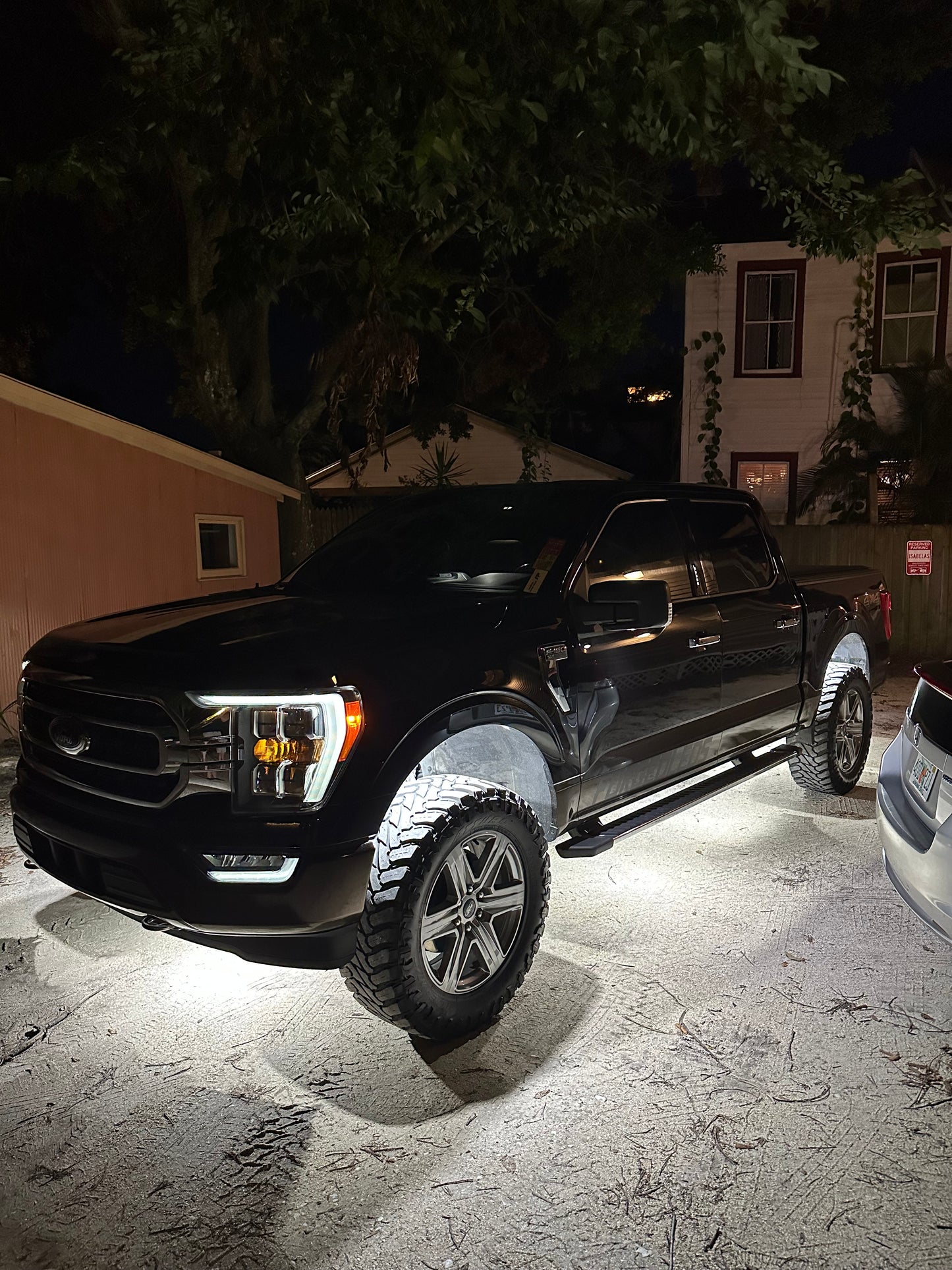 96 LED Rock Light - White / Amber Strobe P&P