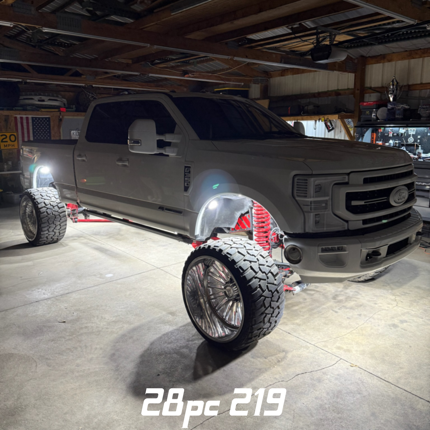 219 LED Rock Light - White P&P