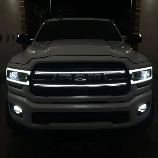 2019-2022 Ram 2500 & 3500 Laramie Grille Accent LED Lights Full Length