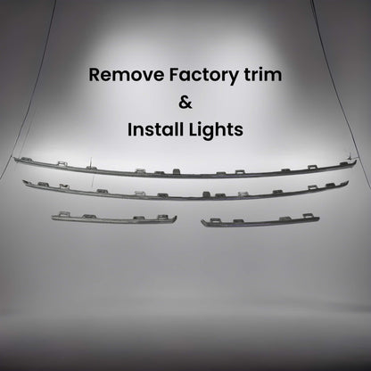 2015-2017 Ford F150 LED “Ghost” Grille Light Kit – Platinum, 6500 K White, IP67 Waterproof