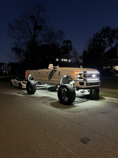 2021-2022 F250, F350, F450 & F550 Non High Flow LED Grille Lights | KR, STX, XLT, Platinum Full Length