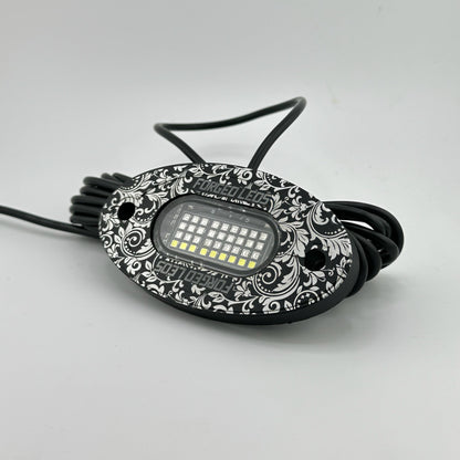 Paisley Engraved Rock Light Housing 36 / 96 / 108