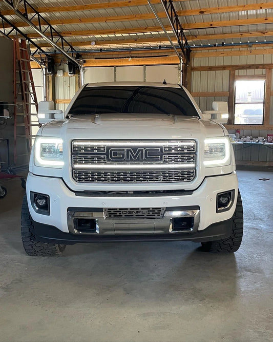 2018-2019 GMC 2500/3500 Denali LED Grille Lights Full Length