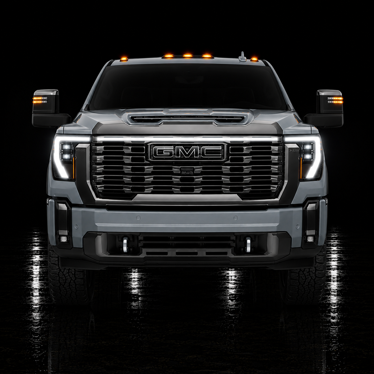2024-2026 GMC Sierra 2500/3500 Denali & Denali Ultimate “Ghost” LED Grille Light Bar –, IP67