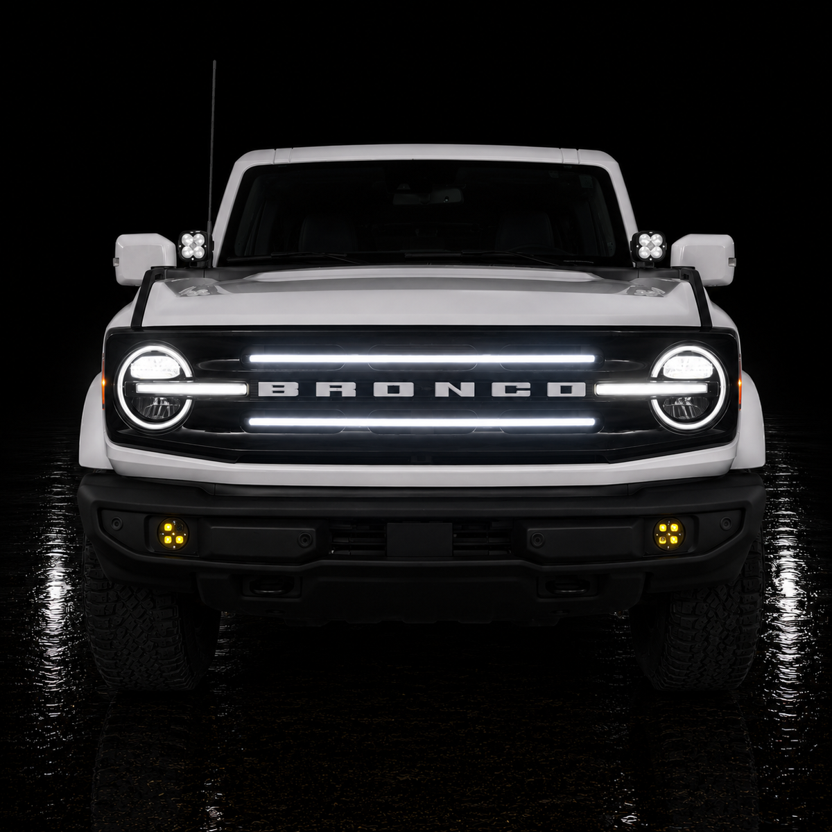 Ford Bronco Black Diamond LED Grill Lights | 2021-2023 Models