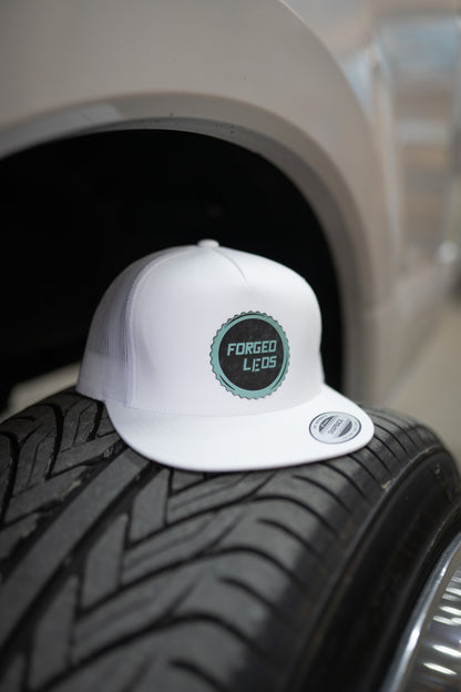 White Forged LEDs Hat