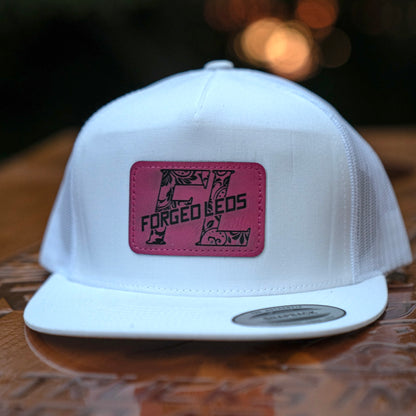 White Forged LEDs Hat