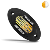 96 LED Rock Light - White / Amber Strobe P&P