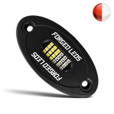 24 LED Rock Light - White / Red Strobe P&P