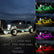 8 Row High Intensity RGBW Wheel Lights
