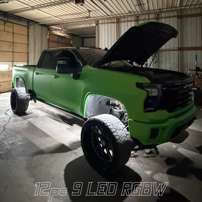 9-in-1 LED Rock Light - RGBW P&P