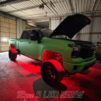 9-in-1 LED Rock Light - RGBW P&P