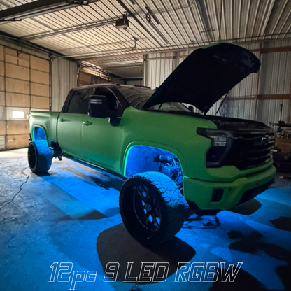 9-in-1 LED Rock Light - RGBW P&P