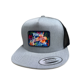 Hawaiian Floral Patch Hat