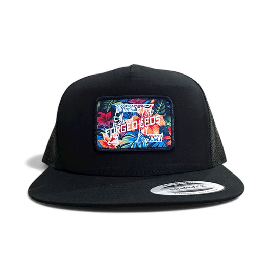 Hawaiian Floral Patch Hat