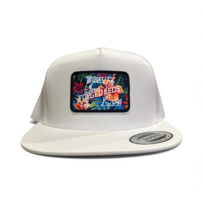 Hawaiian Floral Patch Hat