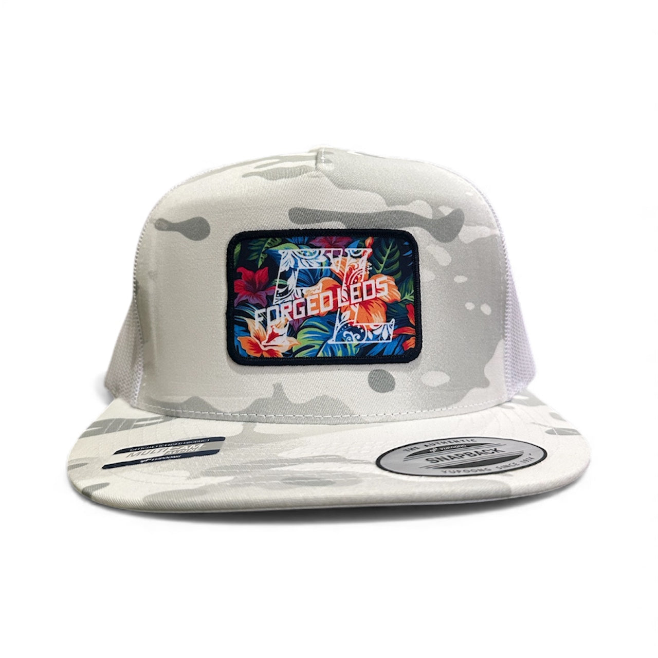 Hawaiian Floral Patch Hat