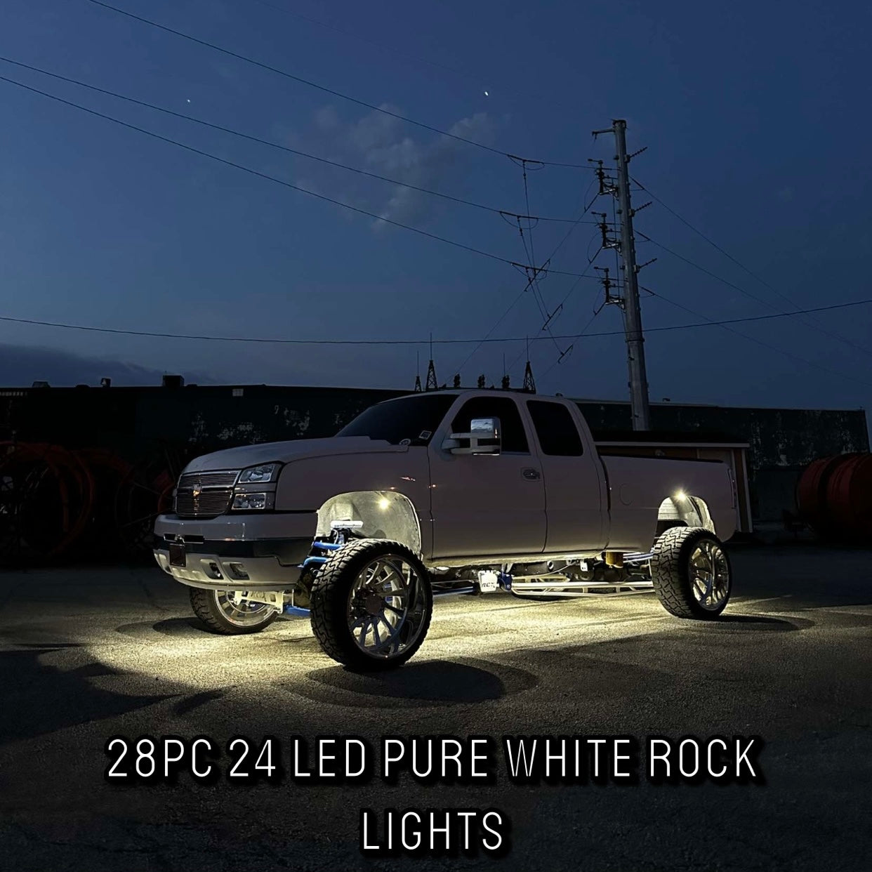 24 LED Rock Light - White