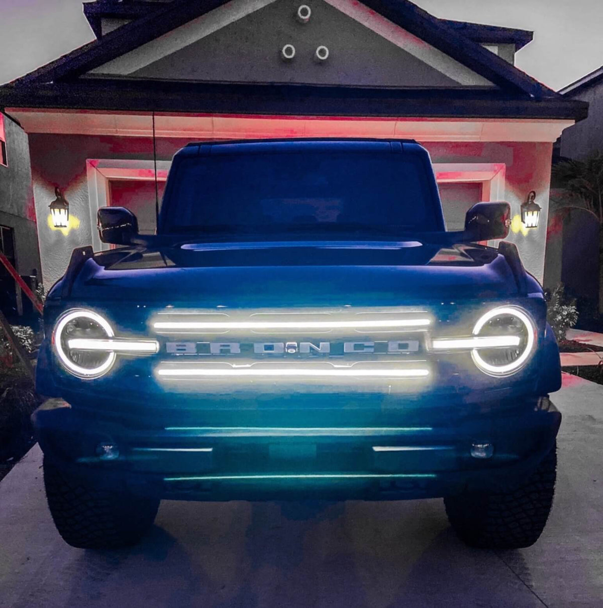 Ford Bronco Outer Banks LED Grill Lights | 2021-2023 Models
