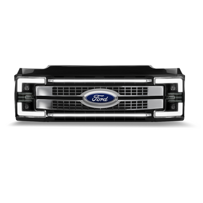 2017-2019 Ford Super Duty Platinum “Ghost” LED Grille Light Bar – F-250/350/450/550, IP67,