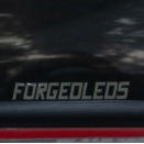 10" ForgedLEDs Decal