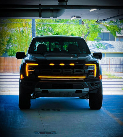 2021-2023 F150 Raptor LED Grille Lights Full Length