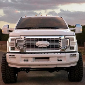 2020-2022 Ford F-350/F-450/F-550 LED Grille Light Kit – High Flow & Limited, IP67, Plug-and-Play Ready