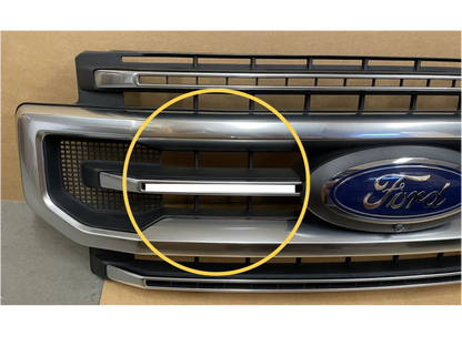 2020-2022 Ford F-250/F-350/F-450/F-550 Center LED Grille Light Kit – Set of 2 Bars, IP67, Plug-and-Play Ready