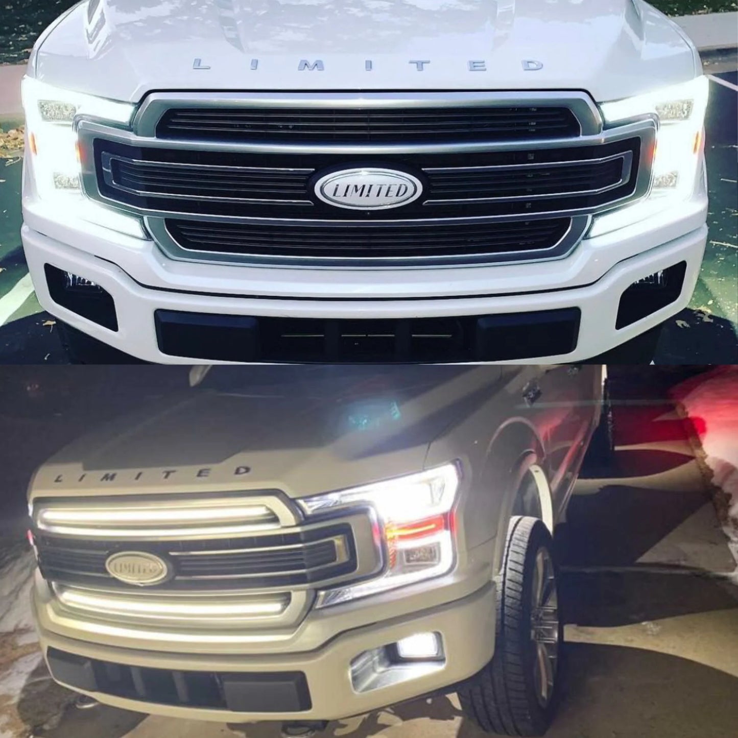 2018-2020 F150 Limited Ghost Grille LED Lights Full Length