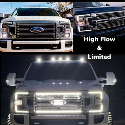 2020-2022 F350, F450 & F550 LED Grille Lights | High Flow & Limited Full Length