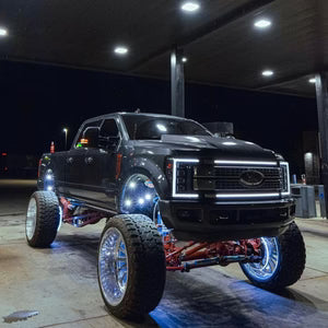 2017-2019 Ford Super Duty Platinum “Ghost” LED Grille Light Bar – F-250/350/450/550, IP67,