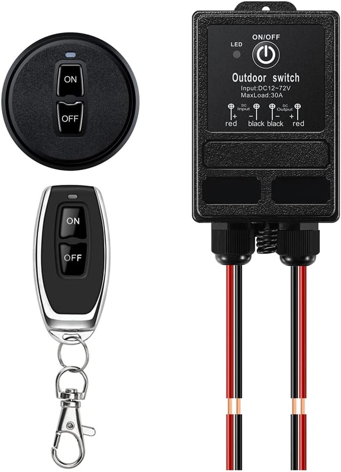 Wireless Remote Control Switch 12V - 30a – Forged LEDs