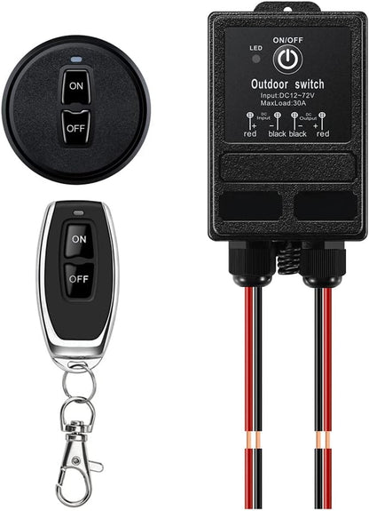 Wireless Remote Control Switch 12V - 30a